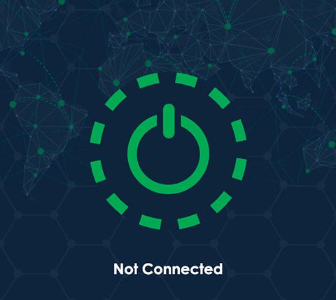 MainlandVPN connect step 1, tap on button to connect to VPN